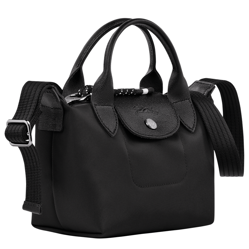 Le Pliage Energy XS Handbag , Black - Recycled canvas  - View 3 of 4