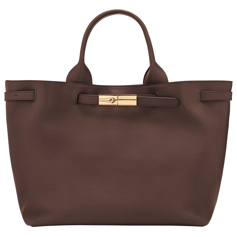 Le Smart L Handbag , Mocha - Leather  - View 1 of 6