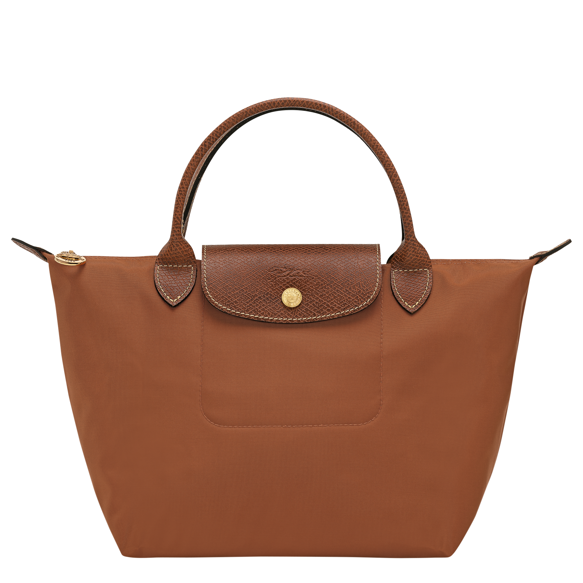Le Pliage Original Tas met handgreep aan de bovenkant S, Cognac