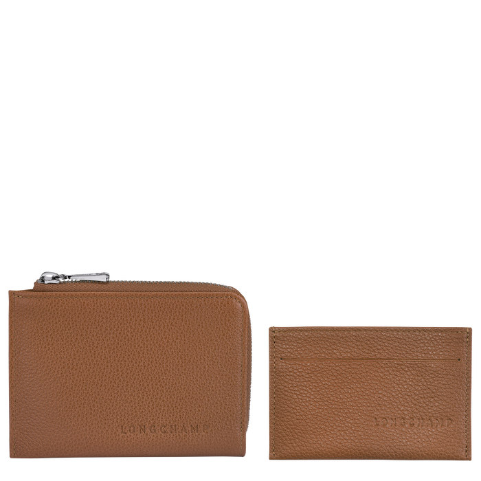 2-in-1 Wallet Le Foulonné Caramel (30013021F72) | Longchamp DK 2-in-1 Wallet Le Foulonné Caramel (30013021F72) | Longchamp DK