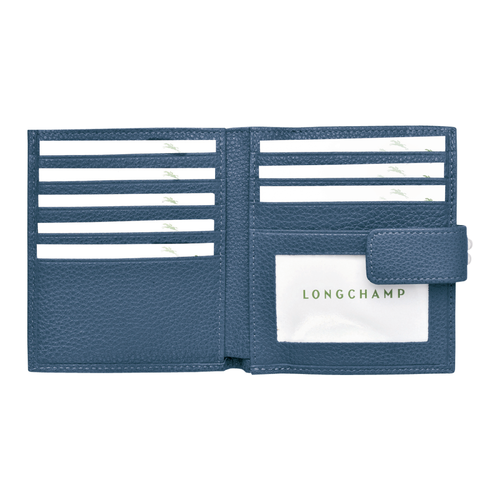 Compact wallet, 729 Pilot blue Compact wallet, 729 Pilot blue, hi-res
