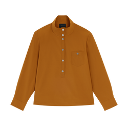 Top , Caramel - Technical poplin