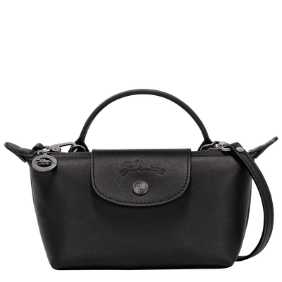 Pochette XS Le Pliage Xtra , Cuir - Noir