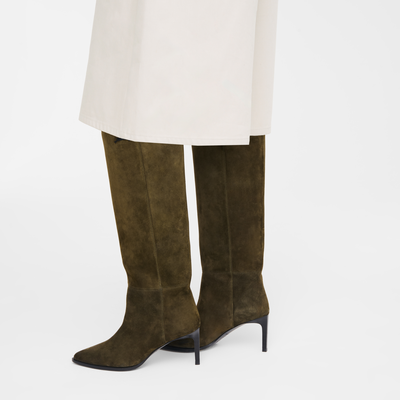 Elan Botas de tac&oacute;n, Verde Oliva