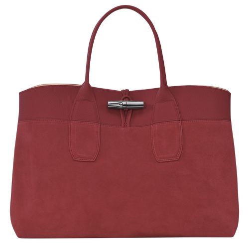 Roseau Top handle bag L, Red