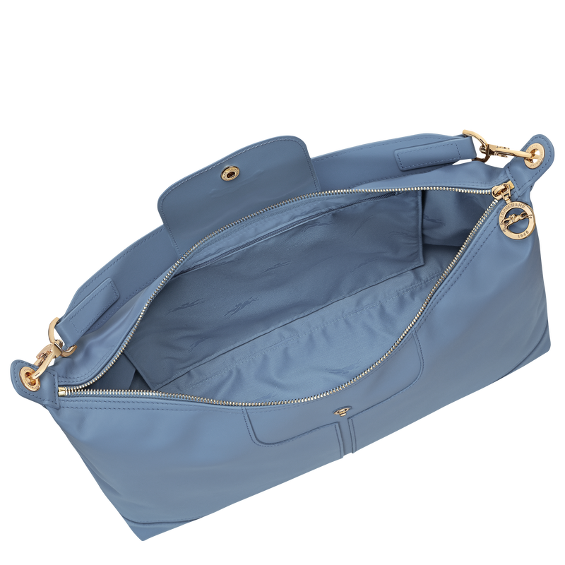 Borsa da spalla XL Le Pliage Xtra , Pelle - Ardesia  - View 5 of  5