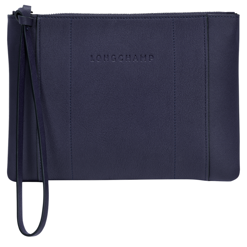 Longchamp 3D Pouch , Bilberry - Leather  - View 1 of  3