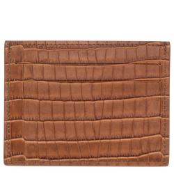 Longchamp Pocket Card holder , Cashew - Leather