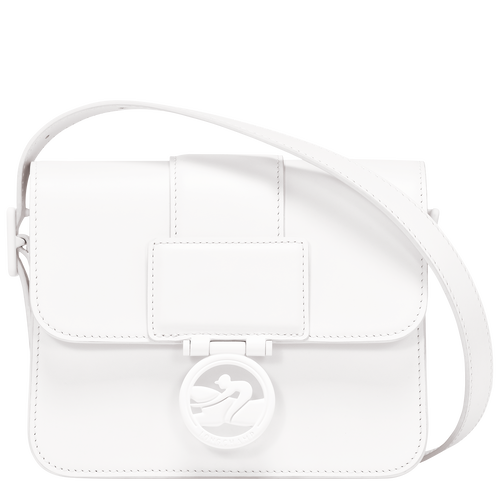 Box-Trot S Crossbody bag , White - Leather - View 1 of  5