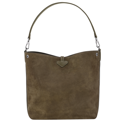 Le Roseau Hobo bag M, Olive