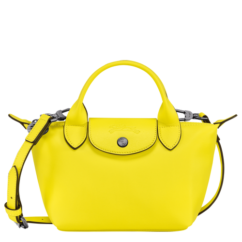 Le Pliage Xtra XS Handbag , Lemon - Leather - View 1 of 6