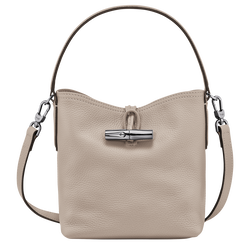 Roseau leather mini bag Longchamp White in Leather - 34201678