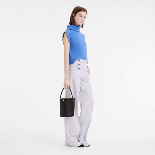 Épure S Bucket bag , Black - Leather - View 2 of 6