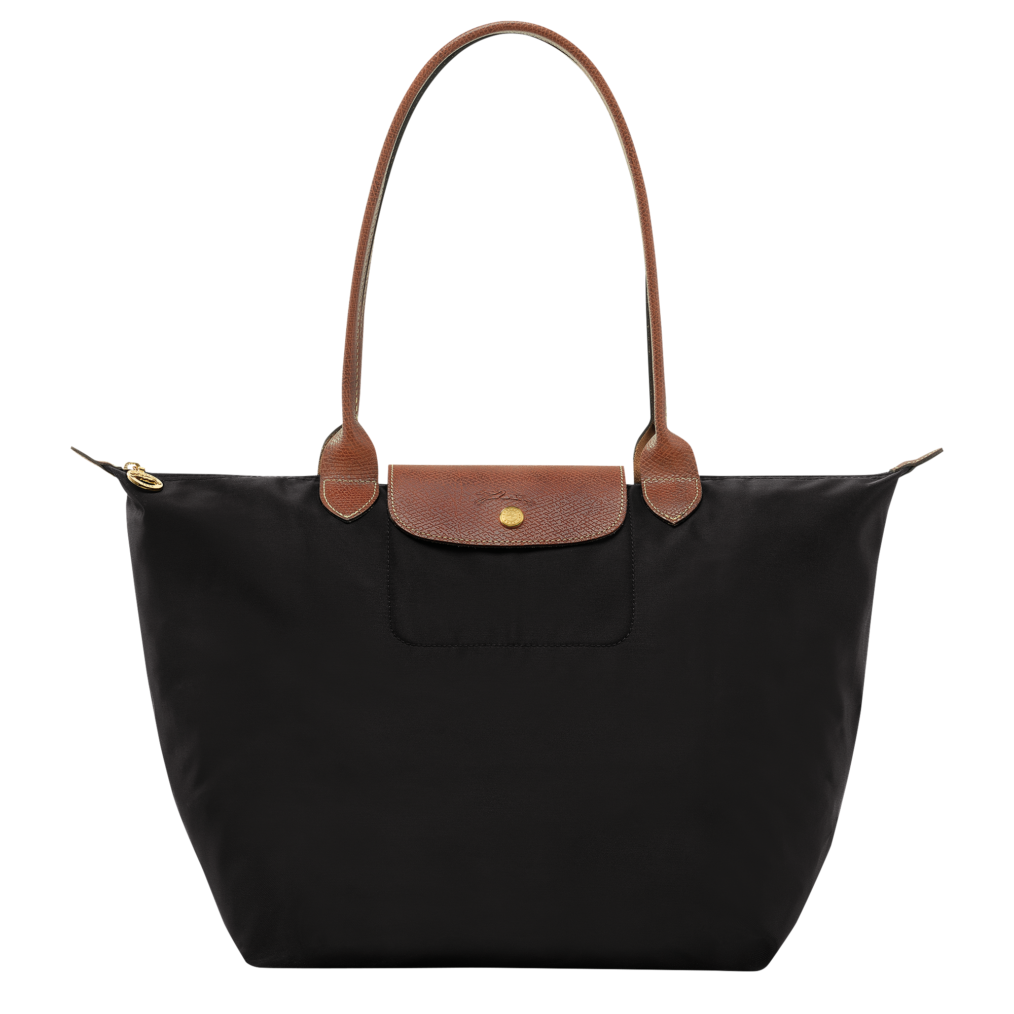 Le Pliage Original L Tote bag Black - Recycled canvas (L1899089001)