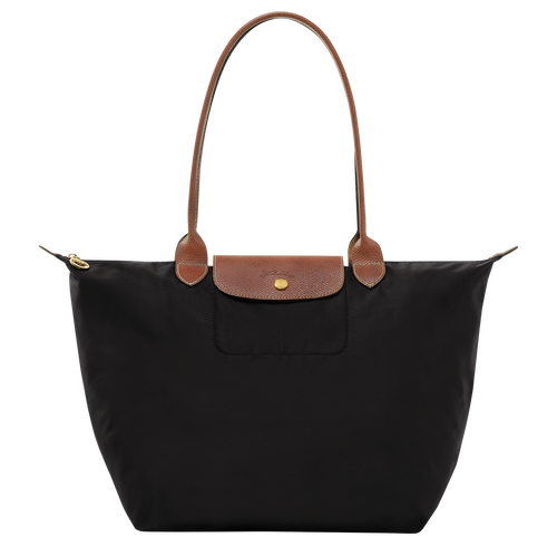 Le Pliage Original L Tote bag , Black - Recycled canvas - View 1 of 6