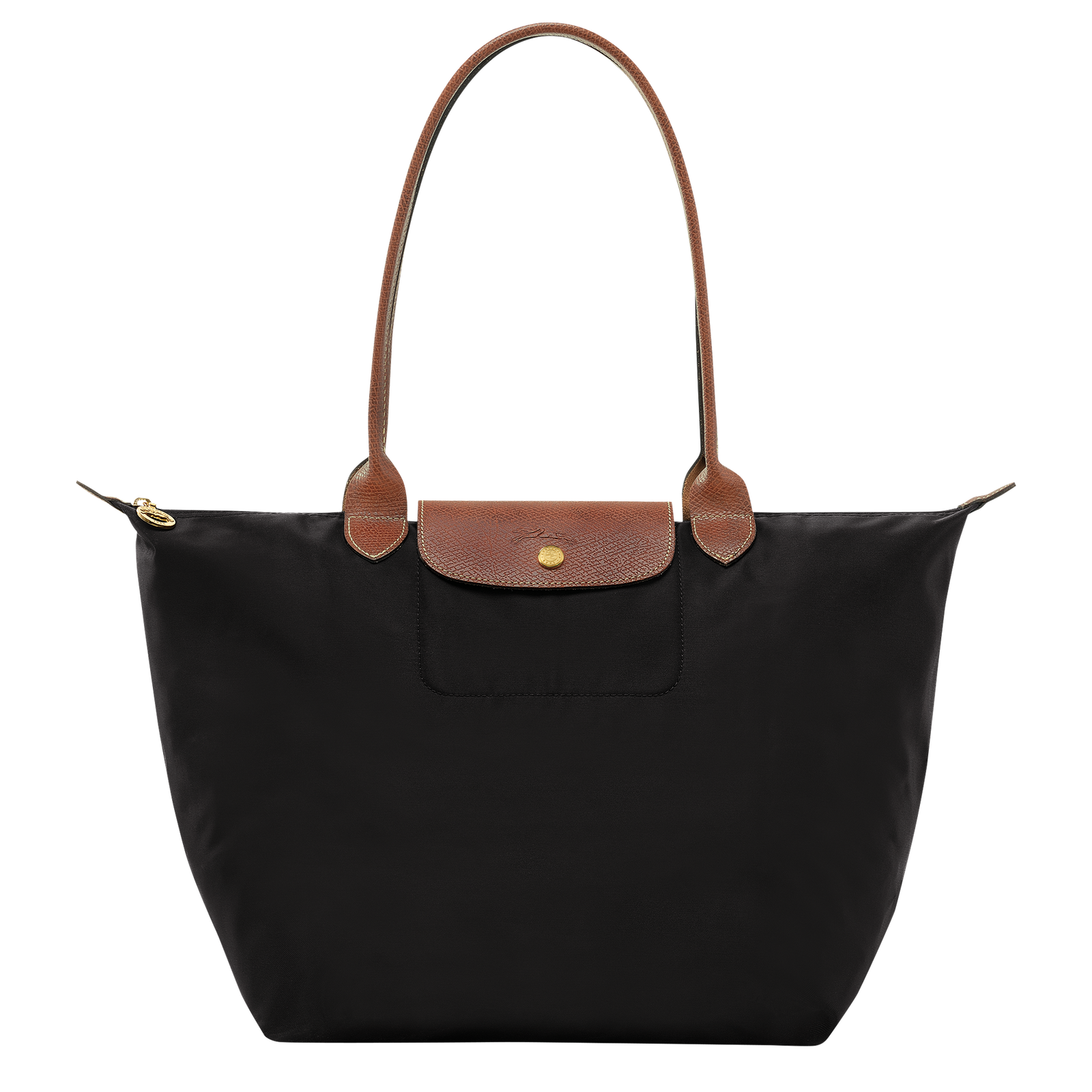 Le Pliage Original Bolso de hombro L, Negro