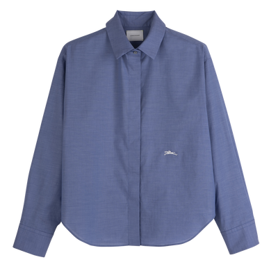 Shirt , Navy - Chambray