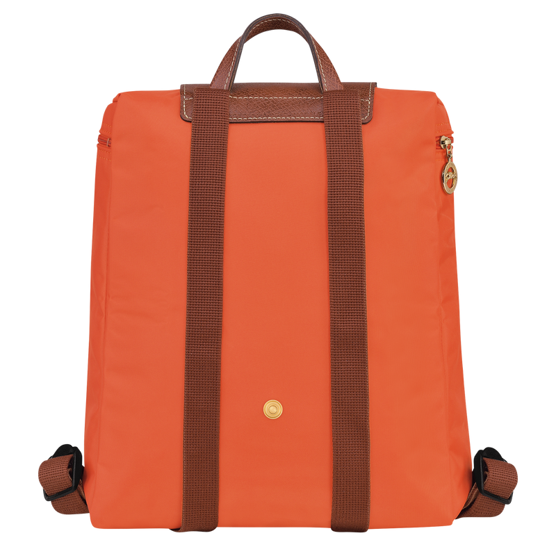 Le Pliage Original Rugzak M , Oranje - Gerecycled canvas  - Weergave 4 van  7