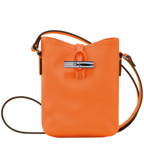 Le Roseau Essential XS Crossbody bag , Orange - Leather - View 1 of  4