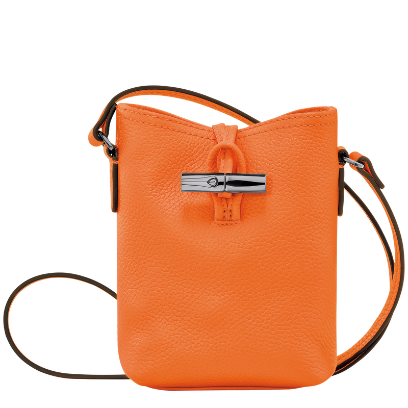 Umhängetasche XS Roseau Essential , Leder - Orange  - Ansicht 1 von 4