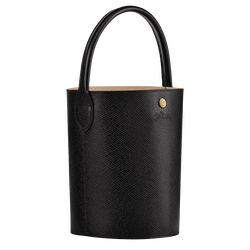 Longchamp Leather Suede Trim Bucket Bag - Brown Bucket Bags, Handbags -  WL864690
