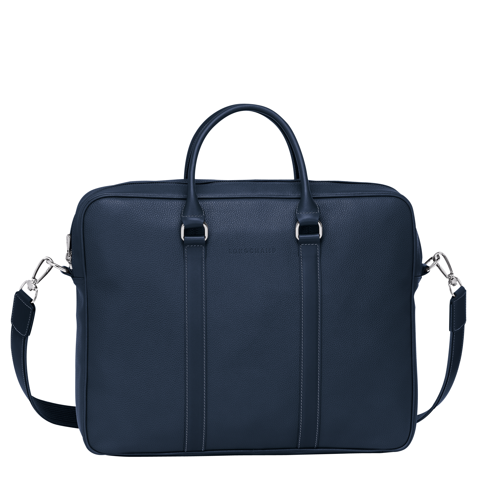 Le Foulonné Briefcase M, Navy