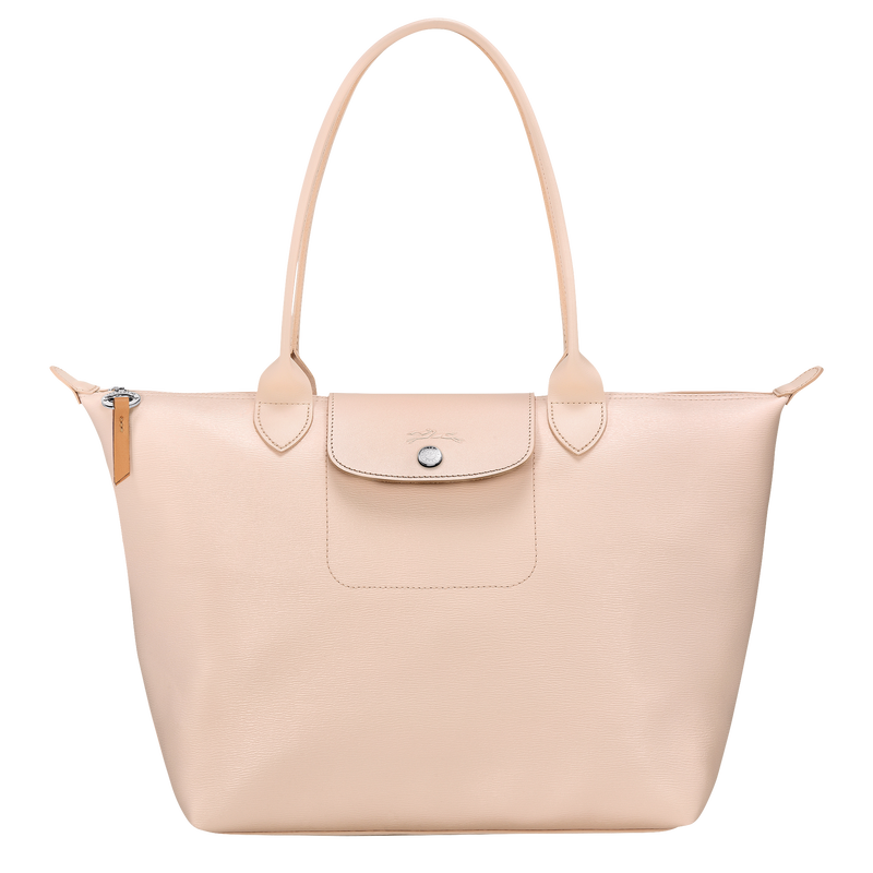 Le Pliage City M Tote bag , Nude - Canvas  - View 1 of  5