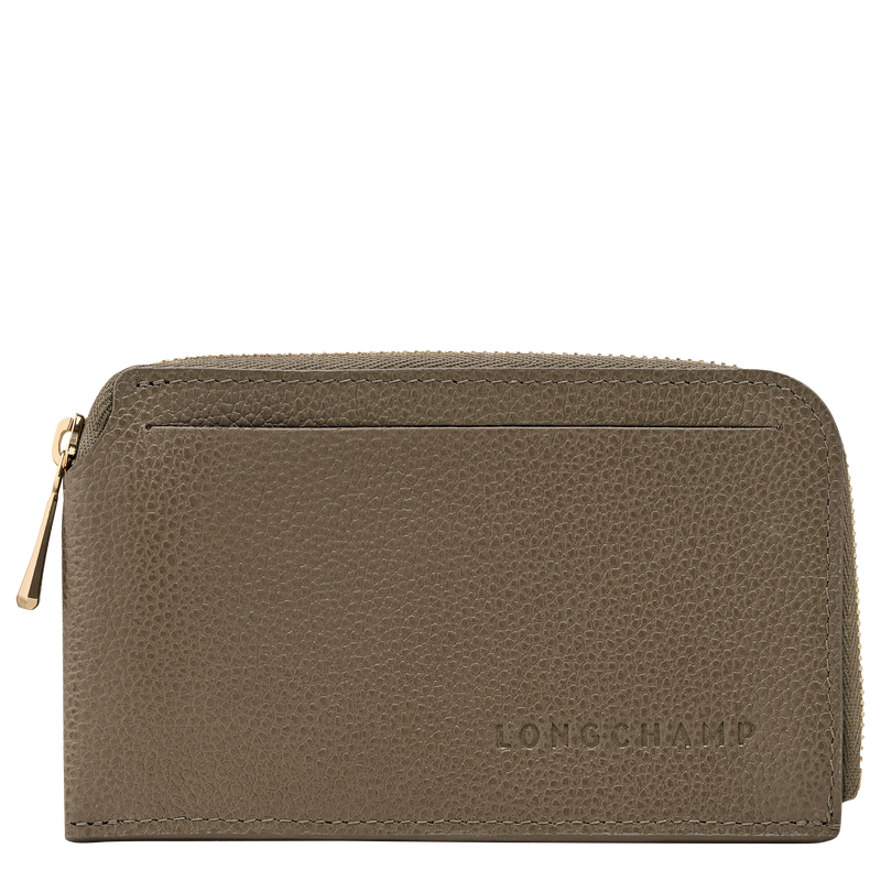 Porta-cart&otilde;es Le Foulonn&eacute; , Pele - Alcaparra  - Vista 1 de  2