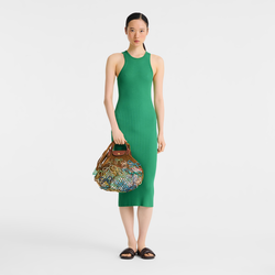 Saco de rede L Le Pliage Collection , Lona - Tabaco