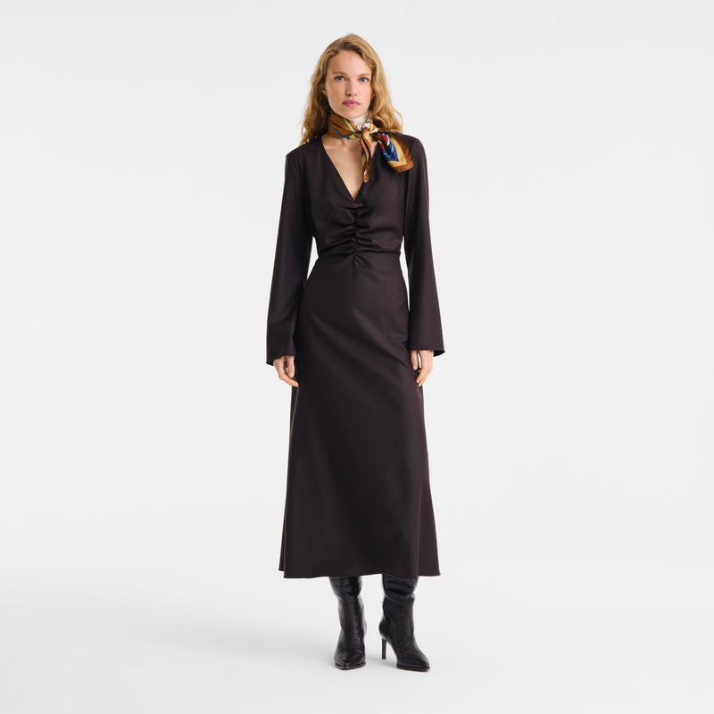 Dress , Mocha - Flannel  - View 2 of  3