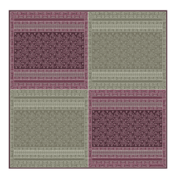 Tree of Life Stole , Eggplant - Blended modal