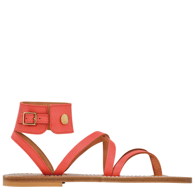 Longchamp x K.Jacques Sandals , Strawberry - Leather
