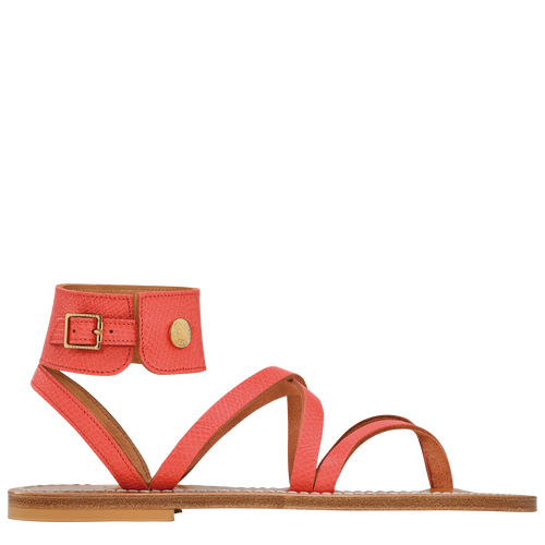 Longchamp x K.Jacques Sandals , Strawberry - Leather - View 1 of  4