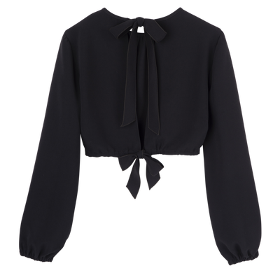 Top , Crep&eacute; - Negro