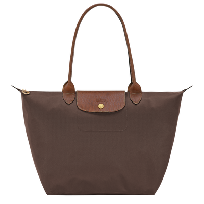 Sac cabas L Le Pliage Original , Toile recycl&eacute;e - Moka