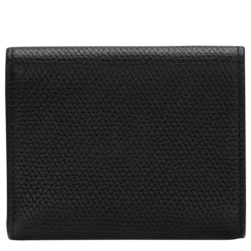 Le Roseau Cartera compacta , Cuero - Negro  - Vista 2 de 3