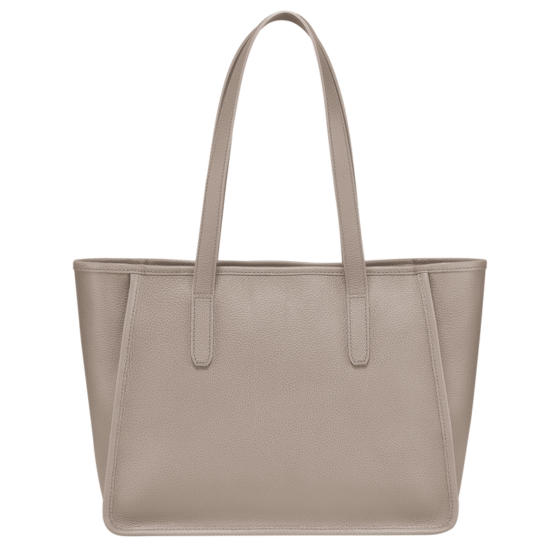 Le Foulonné L Tote bag , Turtledove - Leather  - View 4 of 5