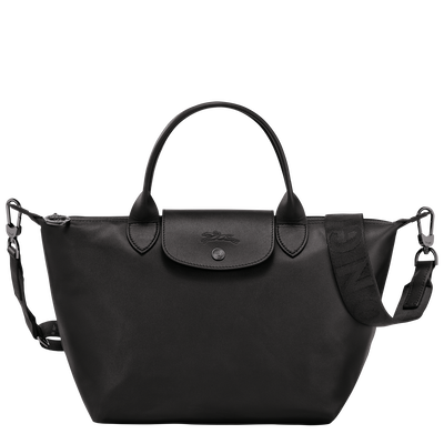 Le Pliage Xtra S Handbag , Black - Leather