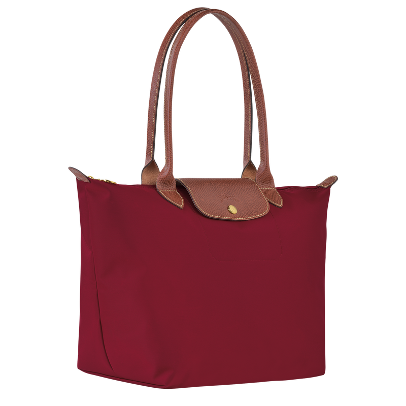 Le Pliage Original L Tote bag , Red - Recycled canvas  - View 3 of  5