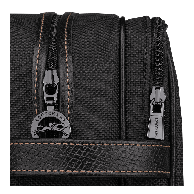 Trousse de toilette Boxford , Toile recycl&eacute;e - Noir  - Vue 4 de 6