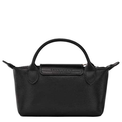 Le Pliage City Pouch with handle , Black - Canvas - View 4 of 5