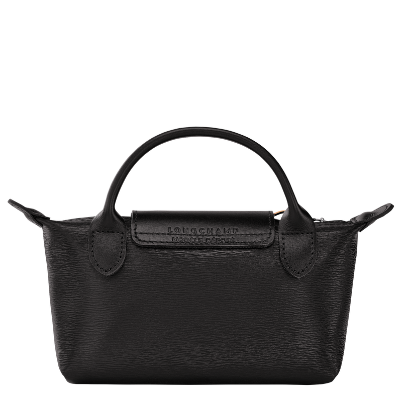 Pochette mit Henkel Le Pliage City , Canvas - Schwarz  - Ansicht 4 von 5