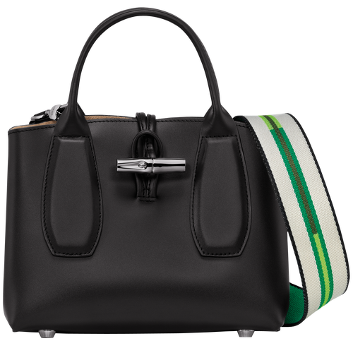 Roseau S Handbag , Black - Leather - View 1 of  7