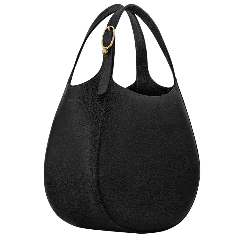 Le Foulonn&eacute; S Handbag , Black - Leather  - View 3 of  7