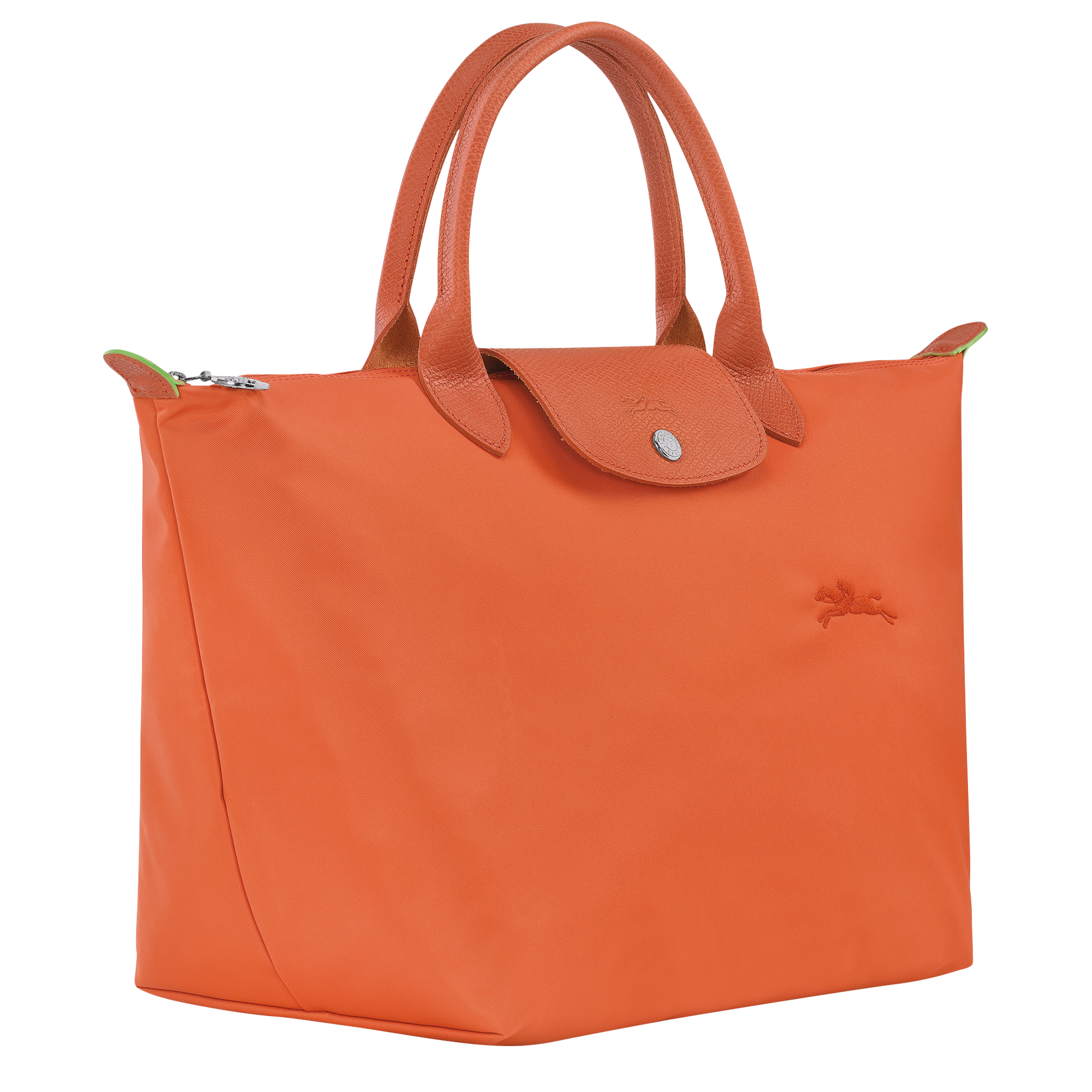 Le Pliage Green Handbag M, Carot