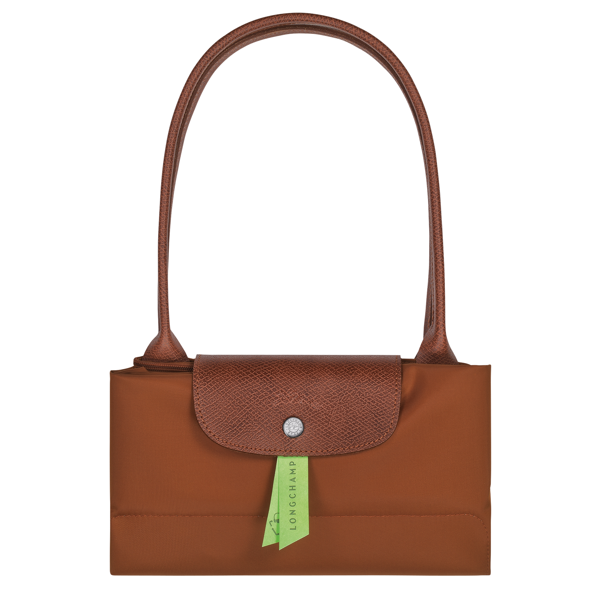 Le Pliage Green L Tote bag Cognac - Recycled canvas (L1899919504