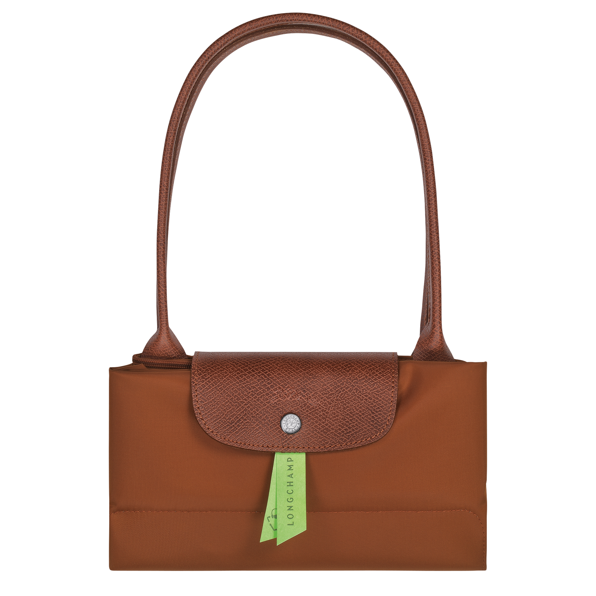 Le Pliage Green Tote bag L, Cognac