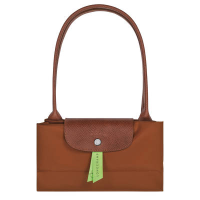 Le Pliage Green Schoudertas L, Cognac