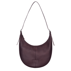 Essential L Crossbody bag , Eggplant - Leather