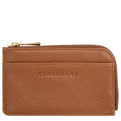 Le Foulonné Card holder , Caramel - Leather